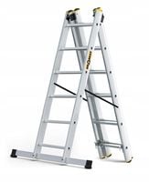 DRABINA ALUMINIOWA 3-ELEMENTOWA 345CM 666 SZCZEBLI BR-00-4206 BRAKET