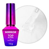 Top nabłyszczający do wcierania pyłków Mirror Top MollyNails Clear 10g