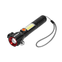 Akumulatorowa Latarka Wielofunkcyjna  Rebel (Zoom, Nożyk, Młotek Do Szyby)