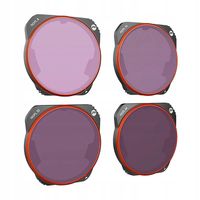 2 x Pgytech Zestaw 4 Filtrów Nd-pl 8/16/32/64 Do Drona Dji Mavic 3 Pro Ochr