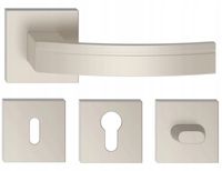 KLAMKA DRZWIOWA BARCELONA N. VELVET KOMPLET ROZET