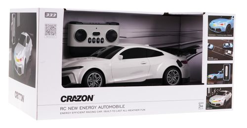 Autko R/C + Stacja Ładowania Biały na Arena.pl