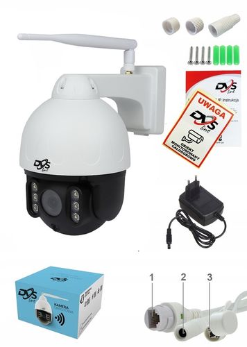 ZEWNĘTRZNA KAMERA OBROTOWA WIFI IP BEZPRZEWODOWA WIFI 8Mpx 4K ZOOM X8 DVS na Arena.pl