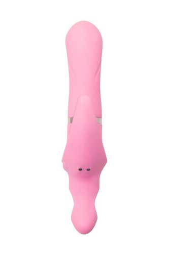 JOS Vibrator with clitoral stimulator JOS Twistme, silicone, pink, 19.5 cm na Arena.pl