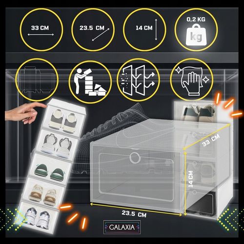 10X PUDEŁKA NA BUTY ORGANIZER PUDEŁKO SZAFKA PÓŁKA STOJAK POJEMNIKI na Arena.pl