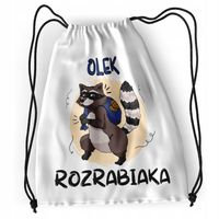 Plecak Sportowy Szkolny Dla Olka Syna Dziecka Z Nadrukiem Ze Zdjęciem