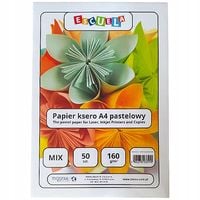 ESCUELA Papier ksero A4 pastel mix 160g 50k 3444