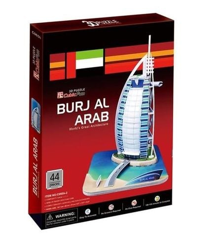 puzzle 3d wieżowiec burj.44el. na Arena.pl
