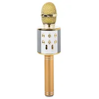Mikrofon bezprzewodowy bluetooth głośnik karaoke modulator głosu