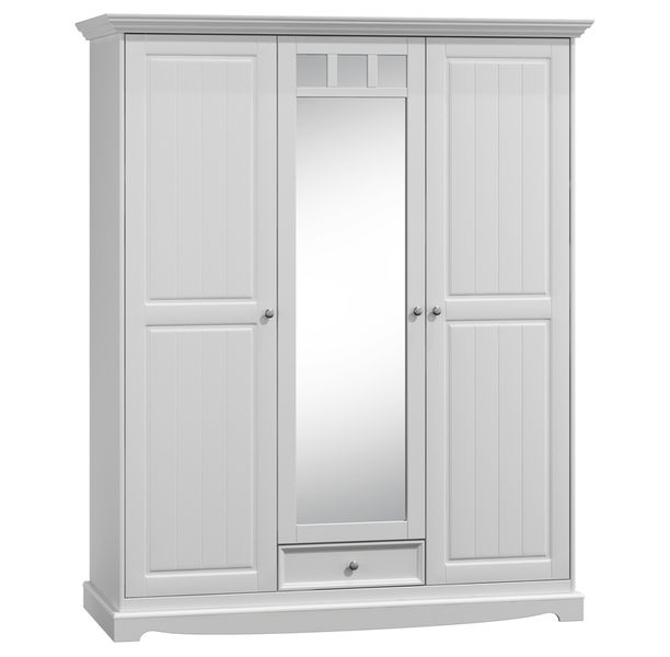 SZAFA BELLUNO 3d BIAŁA DREWNO SOSNOWE PL012B(NEW) zdjęcie 1