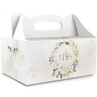 Pudełka na ciasto dla gości Komunia Święta, 5 szt.