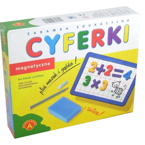 ALEXANDER 418 CYFERKI MAGNETYCZNE Z TABLICA na Arena.pl