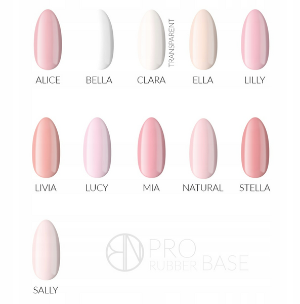 BOSKA NAILS Baza kauczukowa RUBBER BASE PRO - CLARA - 6ml zdjęcie 3