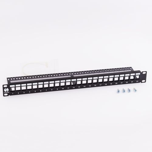 Patch panel keystone 19" 24-porty, UTP Netrack na Arena.pl