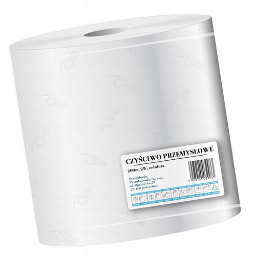 CZYŚCIWO przemysłowe DUŻY RĘCZNIK PAPIEROWY 2W celuloza rolka 2 sztuki 200m na Arena.pl