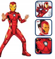 PRZEBRANIE KOSTIUM STRÓJ IRON MAN MARVEL DZIECKO HALLOWEEN ROZMIAR 86-98CM