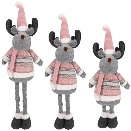 RENIFER świąteczny DUŻY dekoracja ŁOŚ figurka na Arena.pl