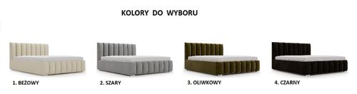 Nowoczesne Łóżko Conti z pojemnikiem 140x200 na Arena.pl