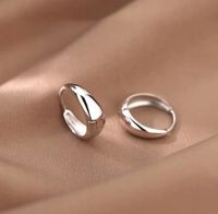 Kolczyki Srebrne PRÓBA 925 KOŁA OBRĘCZE SREBRO Proste KÓŁKA Damskie 16mm