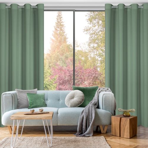 Zasłona na przelotkach RITA 140X250 c. miętowa na Arena.pl