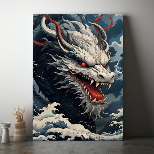 Obraz na płótnie chiński smok 70x100 cm na Arena.pl