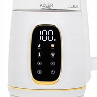 Czajnik Adler 2200W 1,7L z reg temp AD1305WG biało-złoty