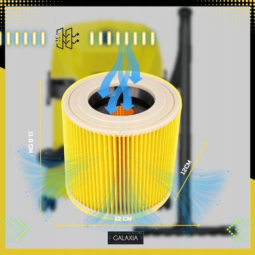 3x FILTR DO ODKURZACZA KARCHER WD3 Filtry 3 SZT WD 3 MV3 WD2 SE4001 KWD3 na Arena.pl