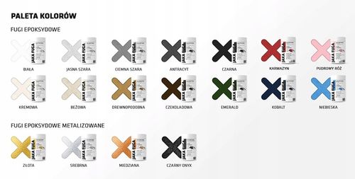 JAKA FUGA | epoksydowa FUGA CIEMNA SZARA 1kg na Arena.pl