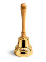 Dzwonek Na Boże Ciało Dla Dzieci Złoty 16,5 Cm Drewniany