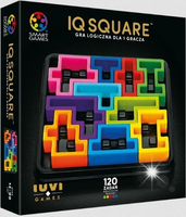 SMART GAMES IQ SQUARE DELUXE (PL) IUVI GAMES GRA LOGICZNA DLA 1 GRACZA