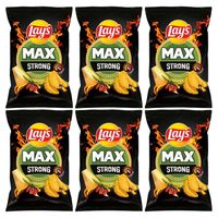 Chipsy Lay's Max Strong o smaku sera i ostrej papryki 6x 120 g