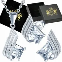 Mennica Świdnicka - Srebrny Komplet Prezent Urodziny Zestaw Srebro 925