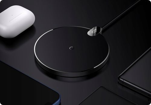 BASEUS SZYBKA ŁADOWARKA DO TELEFONU INDUKCYJNA BEZPRZEWODOWA QI 15W LED na Arena.pl