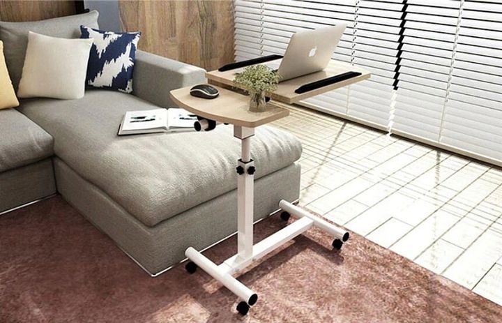 Stolik BIURKO na kółkach pod laptopa (E020) zdjęcie 4