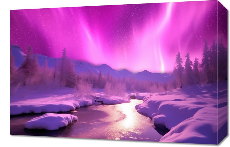 Obraz 60x40cm Aurora Nad Niebiem zdjęcie 1