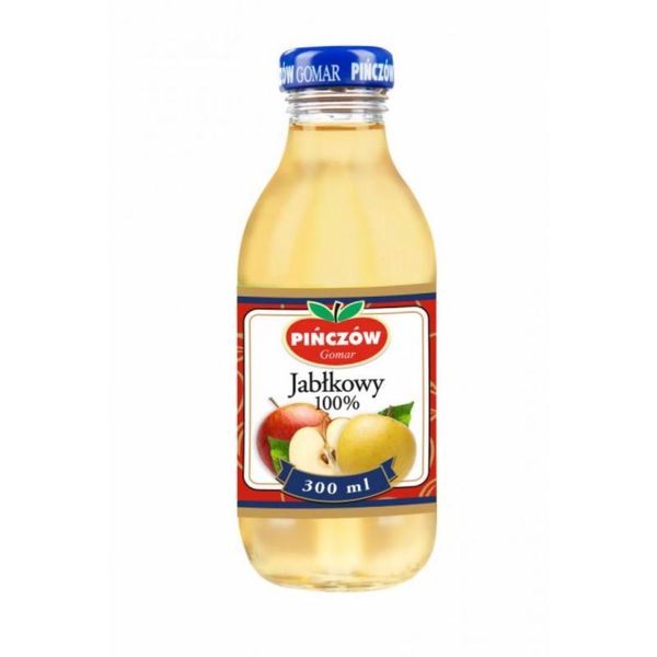 Gomar Pińczów sok jabłkowy 100% 300ml zdjęcie 2