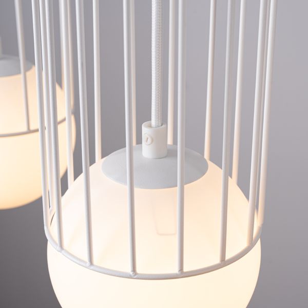 Lampa wisząca BRINA 3L biała zdjęcie 8