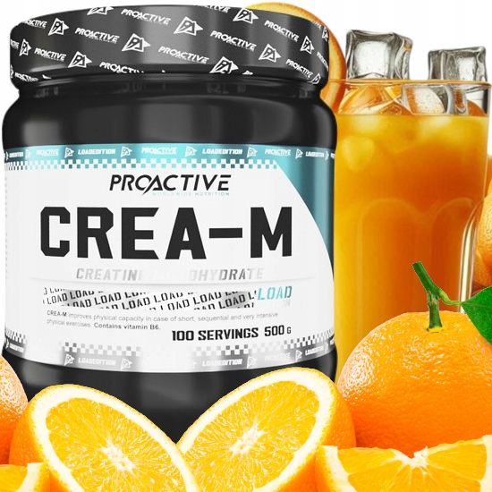 ProActive Crea-M LOAD kreatyna monohydrat 500g ORANGE zdjęcie 1