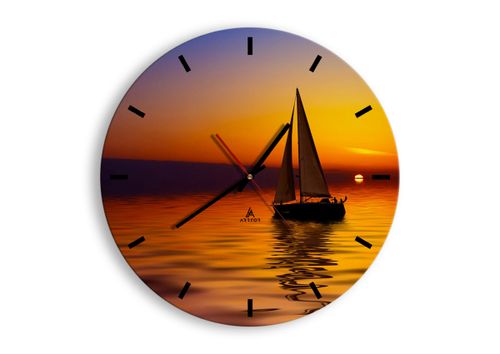 Zegar Ścienny - Żaglówka Rejs - 40X40 Cm - C3Ar40X40-0106 na Arena.pl