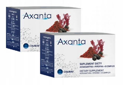2x Axanta COLWAY 60 kaps. - Astaksantyna - Suplement Diety Colway na Arena.pl