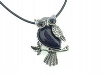 zawieszka wisiorek sowa noc kairu kamień amulet