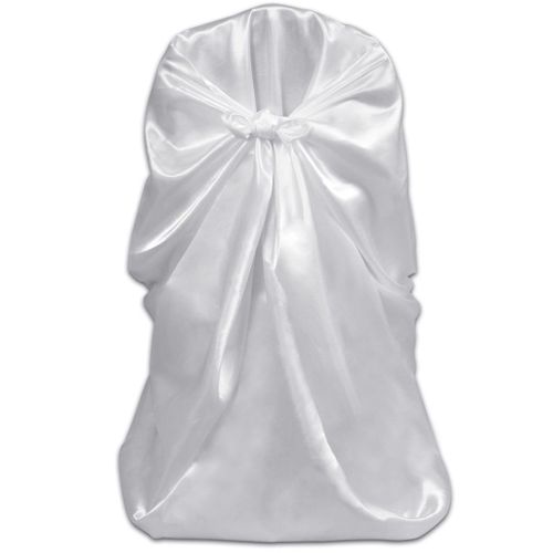 Pokrowce na krzesła weselne 6 szt. białe na Arena.pl