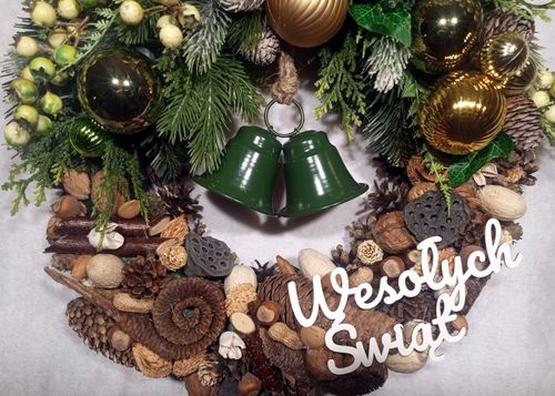 Ręcznie wykonany wianek świąteczny – idealny na Boże Narodzenie na Arena.pl