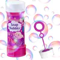 Bańki Mydlane Syrenki Motyw Magiczny Płyn Zestaw Tworzenie Baniek 60 Ml