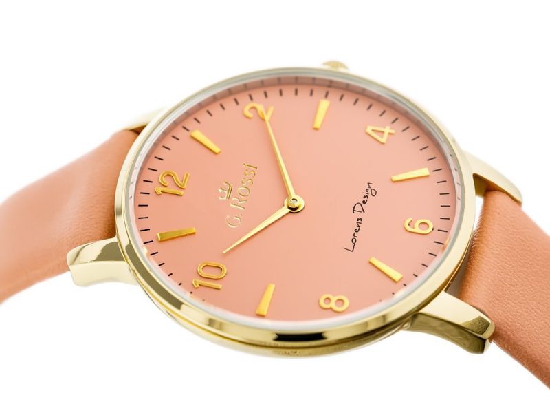 ZEGAREK G. ROSSI - 12177A2-5E2 (zg832c) + BOX zdjęcie 3