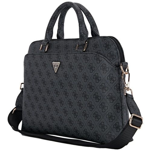 torba guess 4g zipper pocket triangle    logo 15 czarny na Arena.pl
