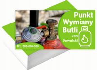 Wizytówki firmowe 100szt RÓŻNE WZORY do wyboru WYMIANA BUTLI