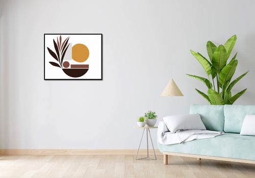 Plakat 76x60,5cm Stylizacja Roślin na Arena.pl