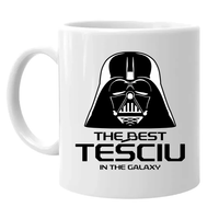 The best teściu in the galaxy - kubek na prezent dla teścia