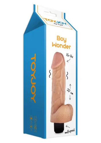 Boy Wonder Vibrating 20cm Dong Light skin tone na Arena.pl